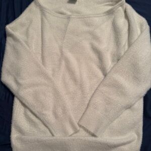Gymshark x Whitney Simmons Eyelash Sweater - Skylight White